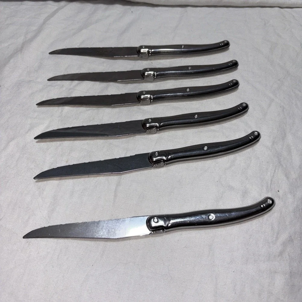 LAGUIOLE Kitchen‎ STEAK KNIFE SET MADE IN FRANCE Rare